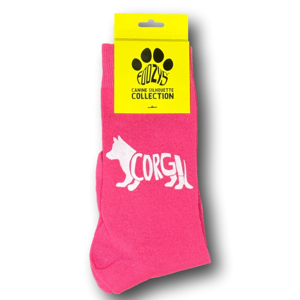 3/$18 Corgi Dogs Funny Novelty Crew Socks - NWT